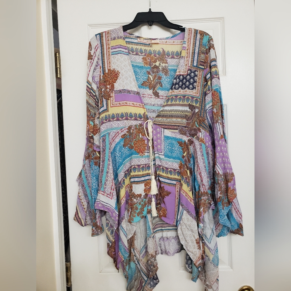 Surf Gypsy Bohemian Style Kimono Top